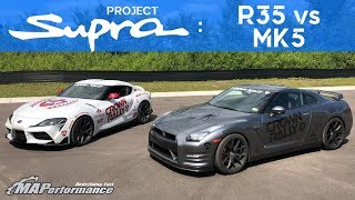 700HP GTR R35 vs 600HP GTR R34 HUGE FLAMES amp LOUD EXHAUST 4K VIDEO GOPRO 8 HERO BLACK [upl. by Primaveria642]