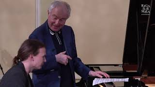 Piano masterclass with András Schiff and student Pāvels Laganovskis [upl. by Marney]