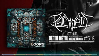 Death Metal Drum Track  Psycroptic Style  250 bpm [upl. by Enaht]