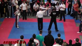 WAKO Kickboxing AC 2010 Final SC 79kg Di Leo ITA vs Schmidt GER [upl. by Afrikah207]