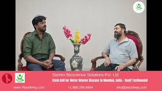 Stem Cell Therapy for Motor Neuron Disease in Mumbai India by StemRX  Hanif Patel Testimonial [upl. by Liebman261]