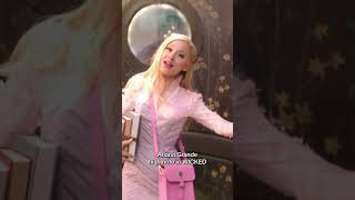 Ariana Grande HITS high note in WICKED as Glinda [upl. by Esyle]