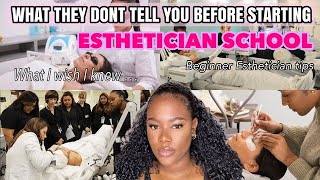 Everything I Wish I knew Before Starting Esthetician School  Advice for Future Esty Students [upl. by Orva485]