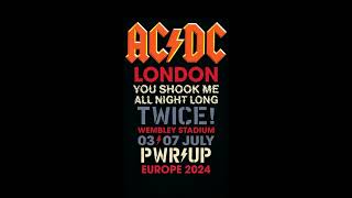 AC  DC  09  Stiff upper lip London  2024 [upl. by Downall633]