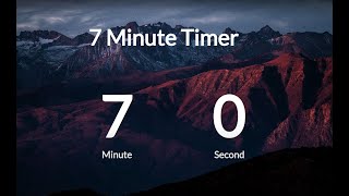 7 Minute Timer [upl. by Avad]