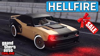 Bravado Gauntlet Hellfire Best Customization  Review  Aggressive Build Paint Job  GTA 5 Online [upl. by Orme]