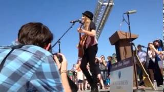 Sawyer Fredericks performs at Fonda Speedway [upl. by Nelaf]