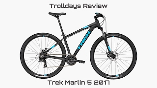 Trek Marlin 5 2017  Review [upl. by Ahsyekat]