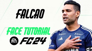 EA FC 24  RADAMEL FALCAO FACE TUTORIAL  STATS MILLONARIOS [upl. by Ahtekahs]