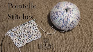 Knitting Pointelle Stitches amp the Rachel Top Filatura di Crosa [upl. by Lebna]