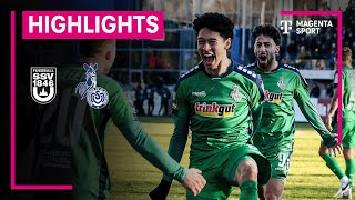 SSV Ulm 1846  MSV Duisburg  Highlights 3 Liga  MAGENTA SPORT [upl. by Knah]