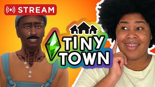 a manly man home for men 😏 🏳️‍🌈  Queer Tiny Town 28  Sims 4 Gameplay Livestream [upl. by Nagaer]