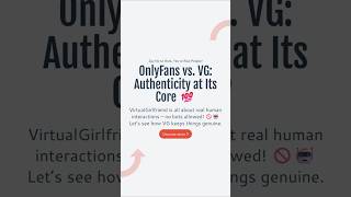 OnlyFans vs VG Authenticity at Its Core 💯 of onlyfans vg earnfromhome incomeonline [upl. by Chassin]