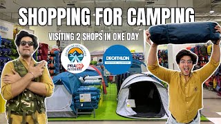 Shopping for Camping  Decathlon vs Prago outdoors  Huge Price Difference  Daily Vlog [upl. by Annaeerb]