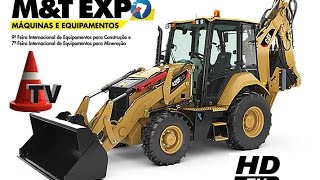 MampT Expo 2015  Stand de CAT  NUEVA Retroexcavadora CAT 420F2  Mercado Vial TV [upl. by Adnorahs]