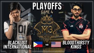 BLACKLIST INTERNATIONAL VS BTK  PLAYOFFS  GAME 4  M3 WORLD CHAMPIONSHIP [upl. by Adley]