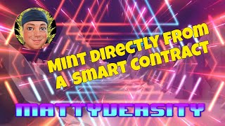 How to Mint NFTs directly from a Smart Contract Opensea for Beginners [upl. by Esoryram]