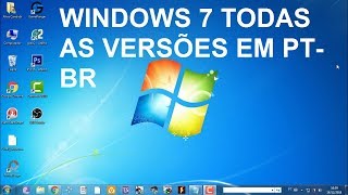 COMO BAIXAR WINDOWS 7 TODAS AS VERSÕES EM PT BR 64 E 32 BIT [upl. by Ydnak]