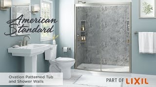 Ovation Patterned Tub and Shower Walls by American Standard [upl. by Oos]