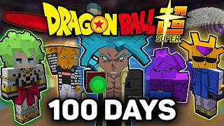 We Spent 100 Days in Dragon Ball Super Minecraft 5 Friends [upl. by Australia194]