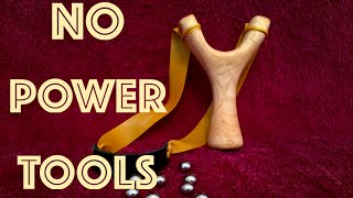 How to Make a Slingshot Without Power Tools [upl. by Leban]