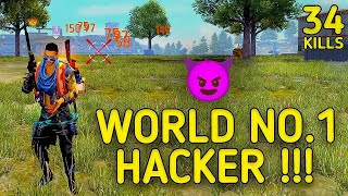 SOLO VS SQUAD  WORLD NO1 HACKER  THE MOST DANGEROUS HACKER EVER I MET  99 HEADSHOT INTEL I5 [upl. by Bove]