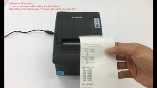 Printer setup and installationSelf test for POS printers [upl. by Agee]