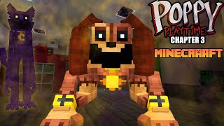 Poppy Playtime Chapter 3 Minecraft MAP FANMADE FULL RELEASE [upl. by Greenquist]