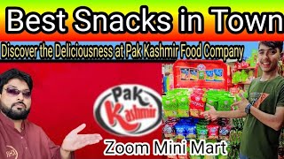 Best Snacks in Town Discover the Deliciousness at Pak Kashmir Food Company  Zoom Mini Mart [upl. by Ahsikym859]