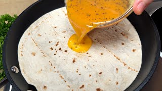 Do you have tortillas and eggs at home Tasty and easy dinner quick to prepare  289 [upl. by Hyrup964]