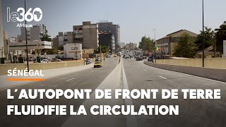 Dakar l’autopont de Front de terre ouvert à la circulation [upl. by Mordy]