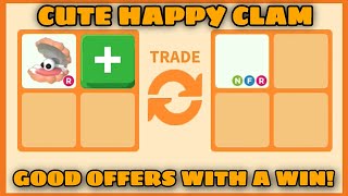 7 HUGE OFFERS FOR NEW HAPPY CLAM EVERYONE IS OVERPAYING FOR THEM😍😍 in Adopt me Roblox [upl. by Ettenirt346]