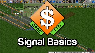 OpenTTD Tutorial Signal Basics [upl. by Ainotna]