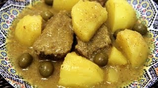 Moroccan Beef Tajine with Potatoes Recipe  CookingWithAlia  Episode 201 [upl. by Joli]