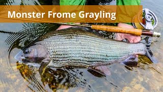 Fly Fishing for Record Breaking River Frome Grayling  WildernessTV  I wonder how they do [upl. by Assirrec462]