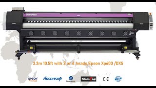 32m 105ft Large format eco solvent printer in US [upl. by Arte45]