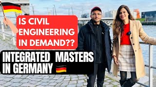 Civil Engineering Integrated Masters in GermanyStudy in Germany 🇩🇪 [upl. by Ettecul180]