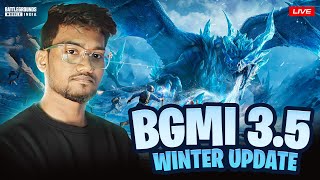 BGMI 35 WINTER DRAGON MODE IS HERE 🥶 BGMI Live Telugu bgmi bgmilivetelugu [upl. by Lyram627]