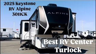 The New 2025 Keystone RV Alpine 3011CK Auto Leveling amp Triple AC Package [upl. by Enihpesoj]