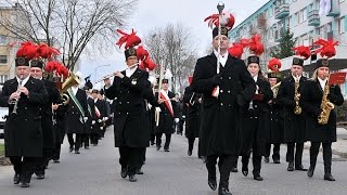 Turek Barbórkowy przemarsz orkiestry i górniczej braci 2015 [upl. by Ynaffyt363]