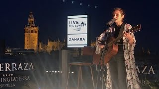 Zahara  Con las ganas Live the Roof Sevilla [upl. by Aluin]