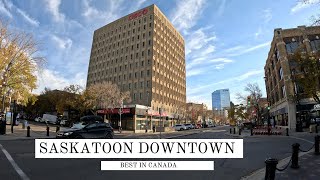 experienced the beauty of saskatoon downtown 🇨🇦 [upl. by Harsho590]