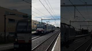 Double Beacon Rail comes with 3 horns through Tilburg Reeshof [upl. by Yralam]