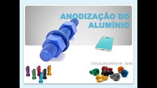 ANODIZAÇÃO DO ALUMÍNIO  TRATAMENTO DE SUPERFÍCIE [upl. by Rosco333]