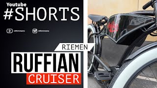 shorts Ruffian CafeRacer eBike mit GatesRiemen  ruffcycles ruffian ebike cruiser [upl. by Nwahsed131]