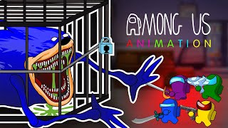 어몽어스 VS sonic exe 애니메이션  AMONG US ANIMATION [upl. by Samuelson287]