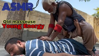 Asmr  powerful massage by old masseuses  young energy and amazing techniques asmr [upl. by Ativak]