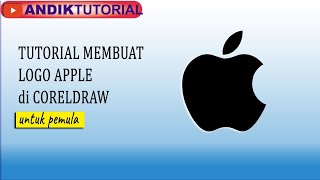 Tutorial membuat logo apple di coreldraw untuk pemula [upl. by Yditsahc]