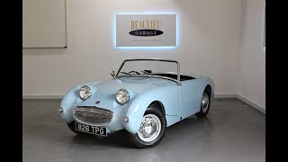 1960 Austin Healey quotFrogeyequot Sprite for sale Walkaround and start up [upl. by Etteneg]