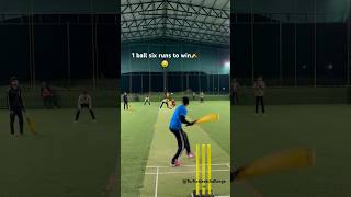 1run se match Jeet Gaye😳🏏😵Turf cricket  Box cricket🏏 turfcricket boxcricket subscribe share [upl. by Luar]